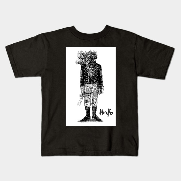 Dorohedoro Kids T-Shirt by Charlie_Vermillion